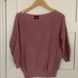 MASSIMO DUTTI - rose knit sweater